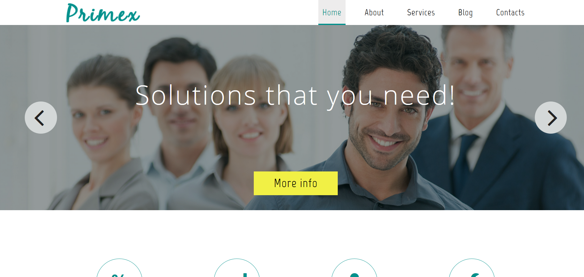 Шаблон сайта Бизнес №6