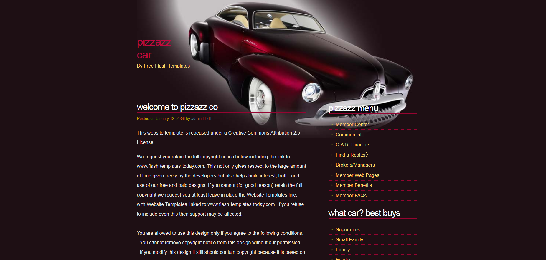 Шаблон сайта Авто №294