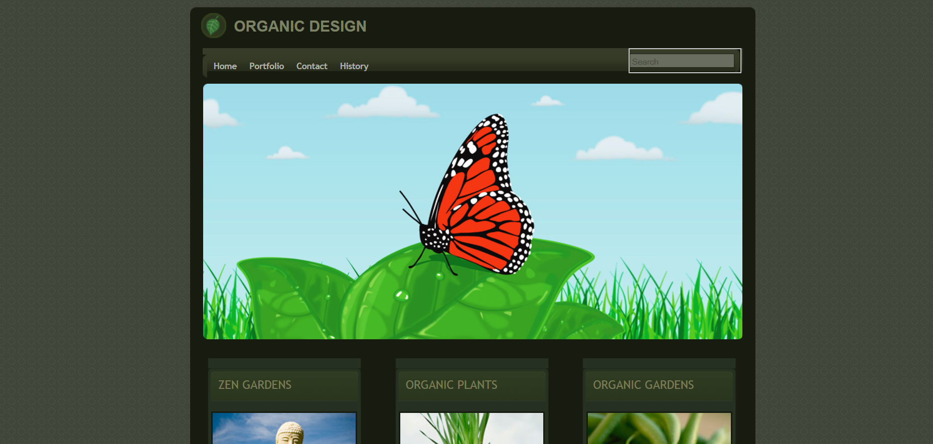 Шаблон сайта Дизайн №196