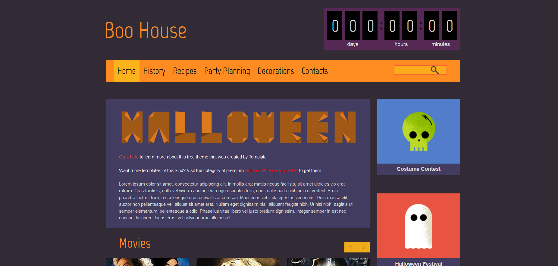 Шаблон сайта Персональные №27