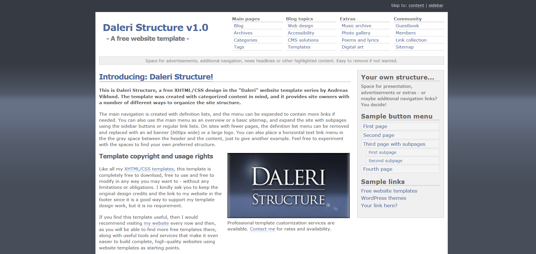 Шаблон сайта Веб №164