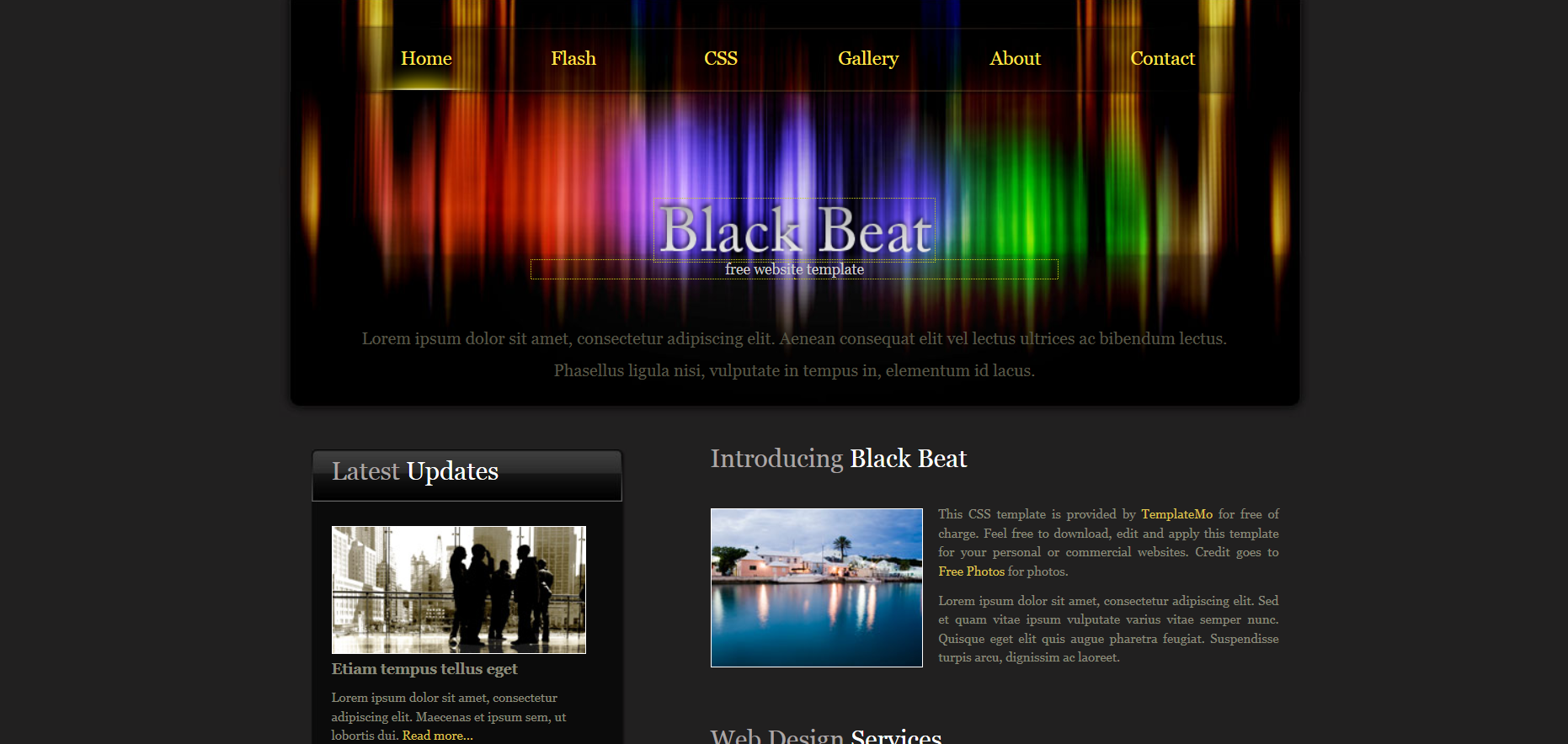 Шаблон сайта Веб №449